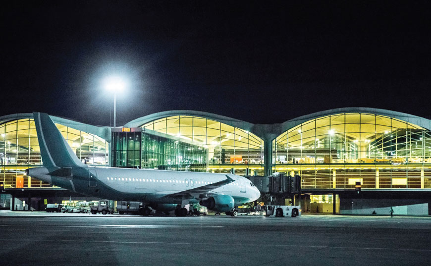 Queen Alia International Airport recorded 38,904 aircraft movements between January and July 2022, representing an 89.1 per cent increase and 15.3 per cent decrease compared with 2021 and 2019 figures, respectively, according to Airport International Group (Photo courtesy of AIG)