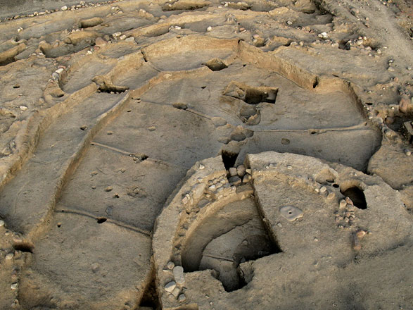A large amphitheater-like structure was constructed at WF16, most likely for communal activity, perhaps singing, dancing and ritual (Photo courtesy of Faynan Heritage)