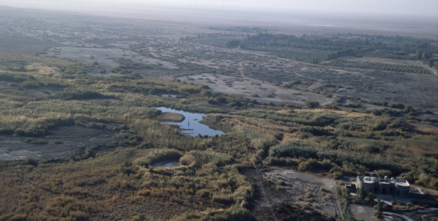 Azraq Wetland Reserve was home to different Prehistoric sites (Photo courtesy of ACOR)
