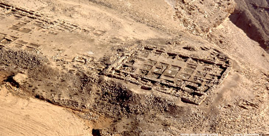 Lehun, the multi-period site on the edge of Wadi Mujib (Photo courtesy of ACOR)