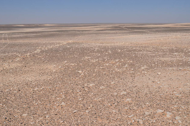 Jibal Al Khashabiyeh, two long walls of a desert kite (Photo courtesy of SEBAP)