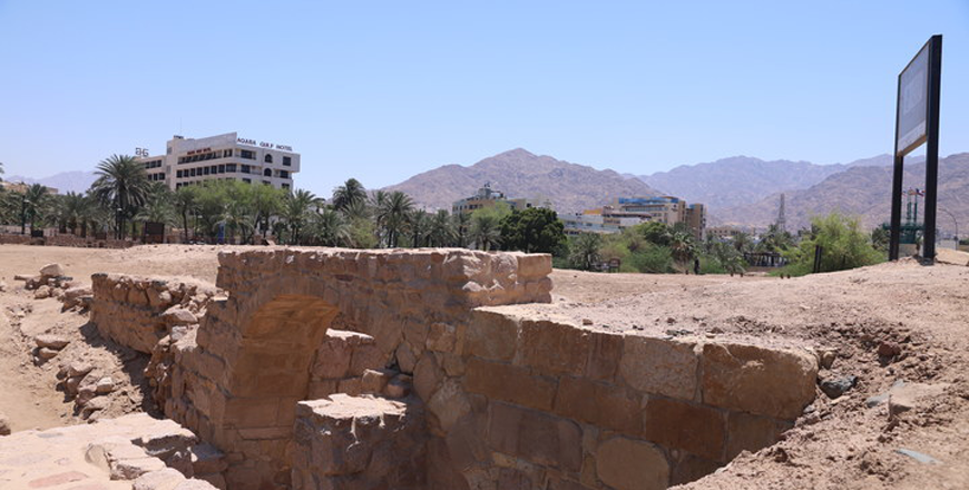  Ancient Ayla, modern day Aqaba, was one of centres for industrial production of pottery  (Photo courtesy of ACOR)
