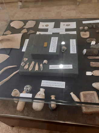 Artefacts displayed at The Archaeological Museum of The University of Jordan (Photo of Saeb Rawashdeh)