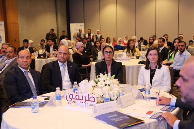Participants at the ‘Our Youth is Our Mission’ event within the ‘Tariqi Project’ (Photo courtesy of the Business Development Centre)