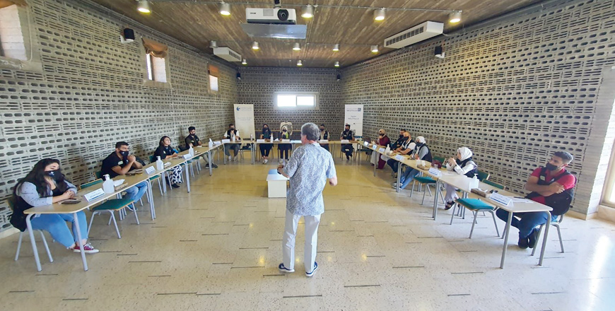 The second Integrity Summer School has begun in Ajloun  (Photo courtesy of Rasheed for Integrity and Transparency)