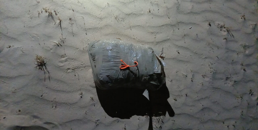 The Southern Military Zone foils on Monday an attempt to smuggle drugs using a drone from the western frontier (JAF photo)
