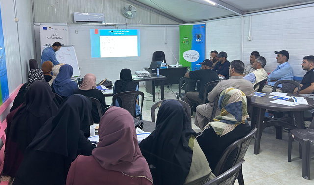 The Ministry of Water and Irrigation on Wednesday announces the graduation of the first cohort from a training programme for Syrian refugees at Azraq camp for the year 2024 (Photo courtesy of the Ministry of Water and Irrigation)