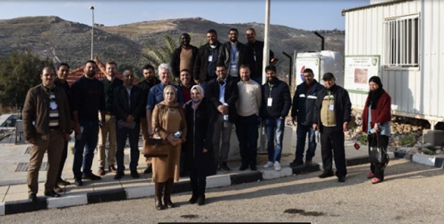 Participants pose for a photo during an international training on wastewater treatment techniques organised by Al Balqa Applied University (Photo courtesy of Al Balqa University)