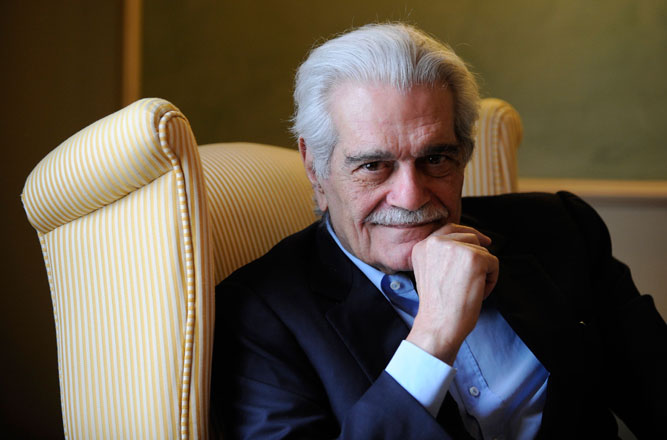 Egyptian actor Omar Sharif poses for a photo during the presentation of his latest film titled ‘Disparadme’ at a hotel in Aviles, northern Spain, in this file photo from June 16, 2009 (Reuters photo)