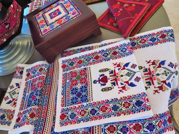Palestinian folkloric embroidery will be on dispaly at an exhibition to open in Amman on Saturday (Photo courtesy of Palestinian Cultural Centre)