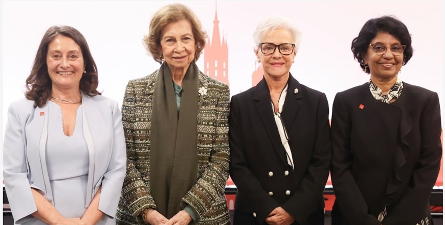 HRH Princess Muna Al Hussein, Honorary Ambassador for Alzheimer’s Disease International, on Sunday attends the launching of the World Alzheimer’s Conference in Poland’s Krakow (Petra photo)