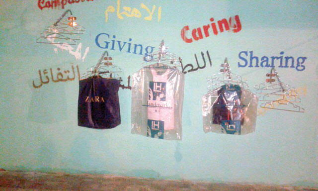 The 'Wall of Kindness' was first initiated in Iran in 2015 to help the homeless people of Mashhad(Photo courtesy of Landmark)  
