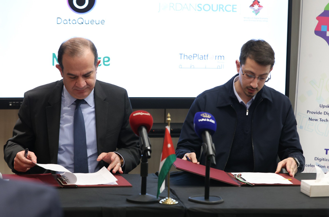 Netherlands-based AI data training company DataQueue joins Jordan Source, a Ministry of Digital Economy and Entrepreneurship initiative, to tap into Jordan’s skilled workforce and strengthen partnerships within the country’s digital ecosystem (Petra photo)