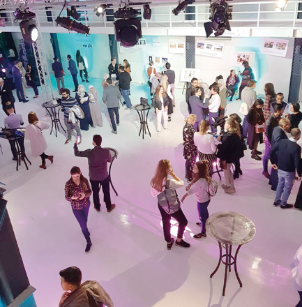 The Friedrich Naumann Foundation for Freedom  on Sunday organised a public event titled ‘Revenge of the Borders: Stories of Freedom, Innovation and Change’ at Ras Al Ain Gallery – The Hangar (Photo by Balqis Zeidan)