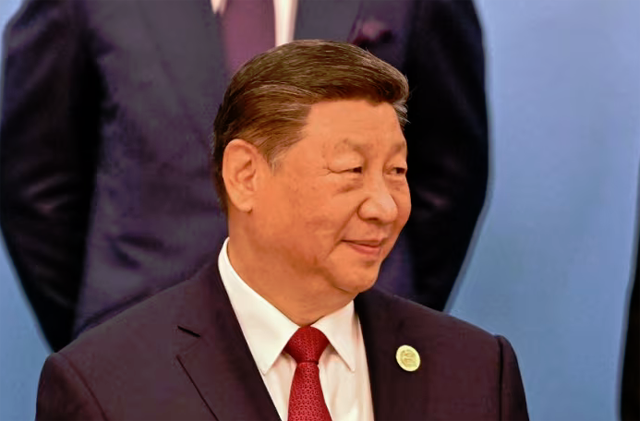 China's President Xi Jinping at the Great Hall of the People in Beijing on Sep 5 (AFP photo)