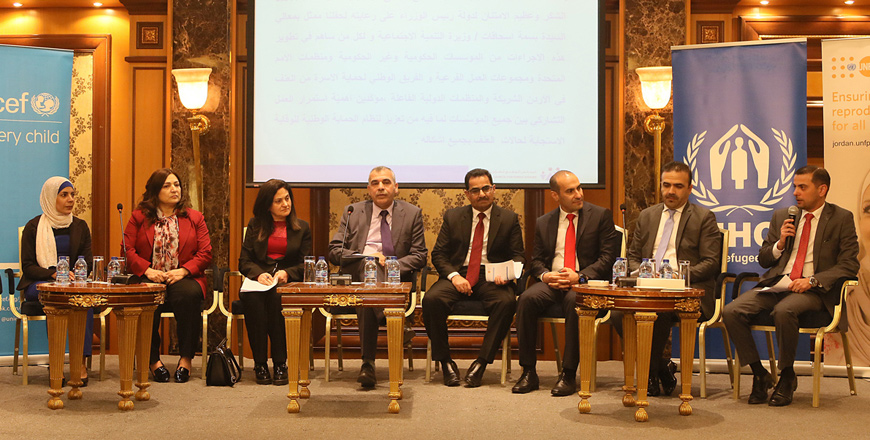  A ceremony is held on Monday for the launch of national procedures to tackle violence against women and children  (Petra photo)