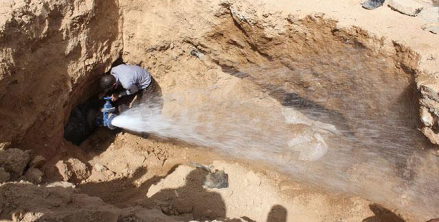 Since 2013, the Water Ministry sealed 1,593 illegal wells and confiscated 118 illegal drilling rigs (JT file)