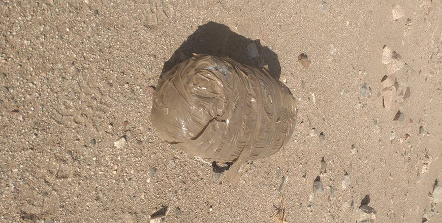The Southern Military Zone on Monday thwarts an attempt to smuggle narcotics using a drone along its western border (Petra photo)