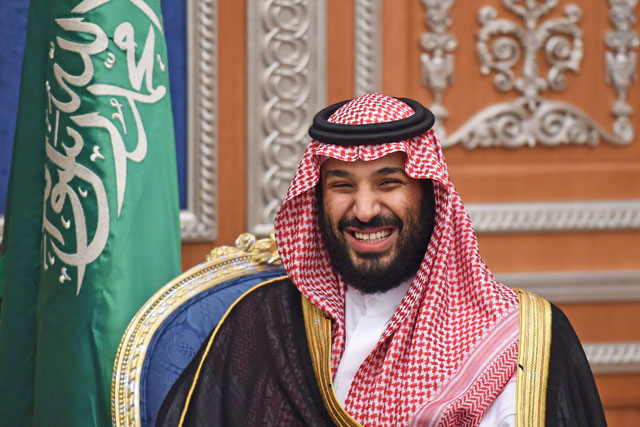 In this file photo taken on November 14, 2017, Saudi Crown Prince Mohammed Bin Salman attending a meeting with Lebanon’s Christian Maronite patriarch in Riyadh (AFP photo)