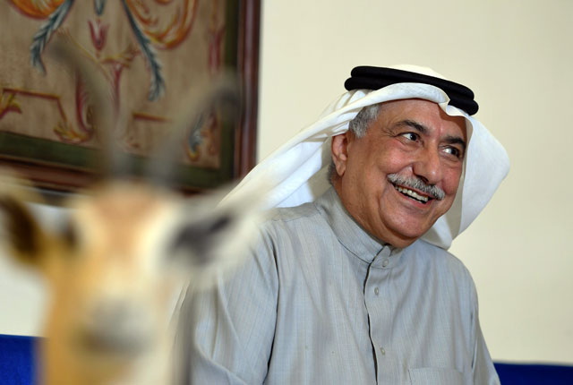 Ibrahim Al Assaf, the new Saudi foreign minister, speaks to AFP at his residence in the Saudi capital Riyadh on Friday (AFP photo)