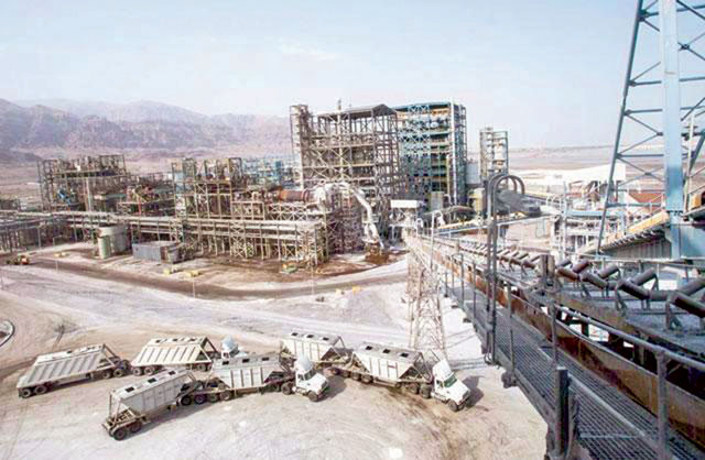 In this undated photo, the Arab Potash Company’s Ghor Al Safi Plant can be seen. The company on Wednesday says its net profit after taxes, provisions and royalties amounted to JD78.2 million during the first six months of 2019 (JT file photo)