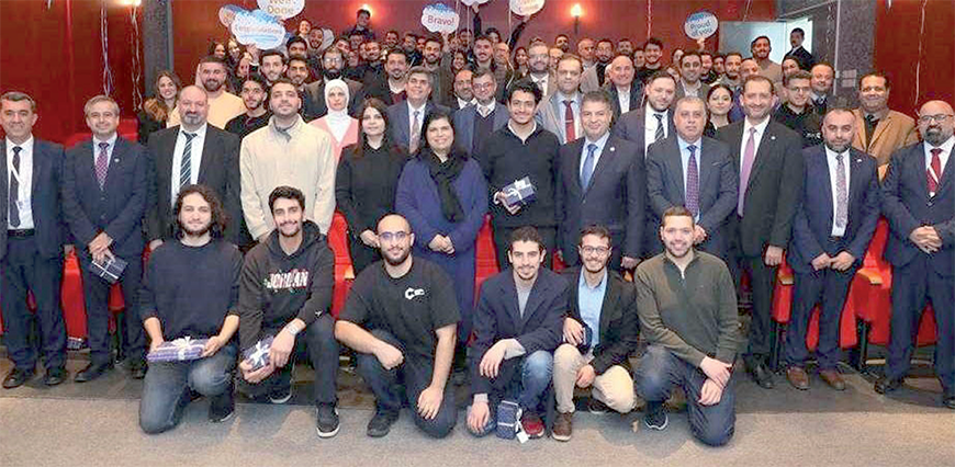 HRH Princess Sumaya Bint Al Hassan, Chairwoman of the princess Sumaya University’s Board of Trustees on Tuesday honours the university’s team and their supervisors who achieved first place globally in the Collegiate Penetration Testing Competition (Petra photo)