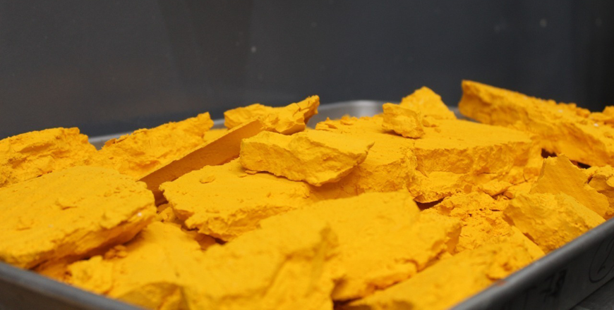General Manager of the Jordanian Uranium Mining Company (JUMCO) Mohammad Shannag says that the company has already operationalised a pilot plant in Swaqa, which processed tens of tonnes of ore in 2021, producing several kilogrammes of yellowcake (Photos courtesy of JUMCO)