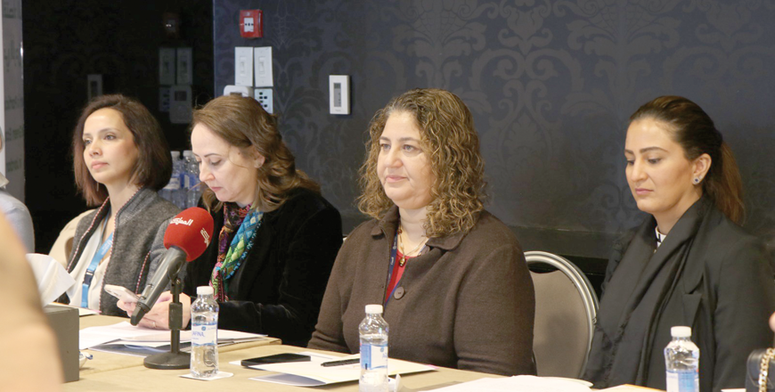 In a high-level discussion attended by government officials, industry leaders, civil society representatives and media, experts explore strategies to close the gender gap in Jordan’s green economy (Petra photo)