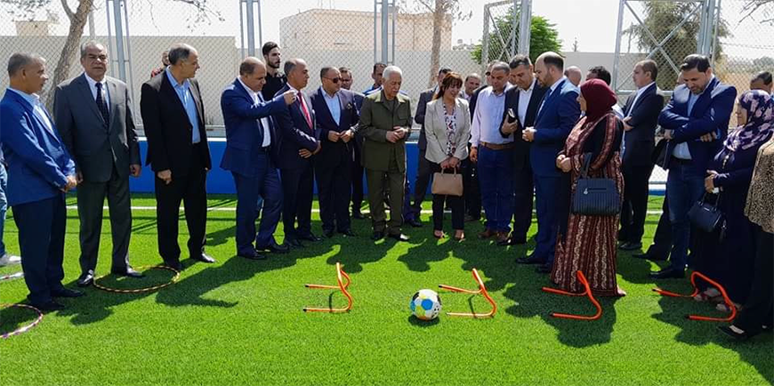 Royal Court Chief Yousef Issawi on Wednesday inaugurated several Royal initiative projects in the Ramtha and Bani Kinanah districts in Irbid (Petra photo)