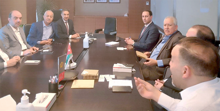 President of the Amman Chamber of Industry Fathi Jaghbir says on Monday that chamber is set to utilise Royal Jordanian as the official carrier for all its members’ foreign participations (Petra photo)