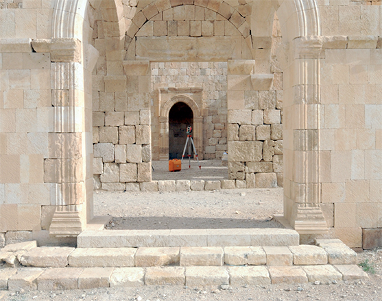 Qasr Hallabat was a complex of buildings located in the eastern desert which originally was a Roman fortification constructed in 2nd-3rd centuries AD to protect the eastern frontier (Photo courtesy of Ignacio Arce)