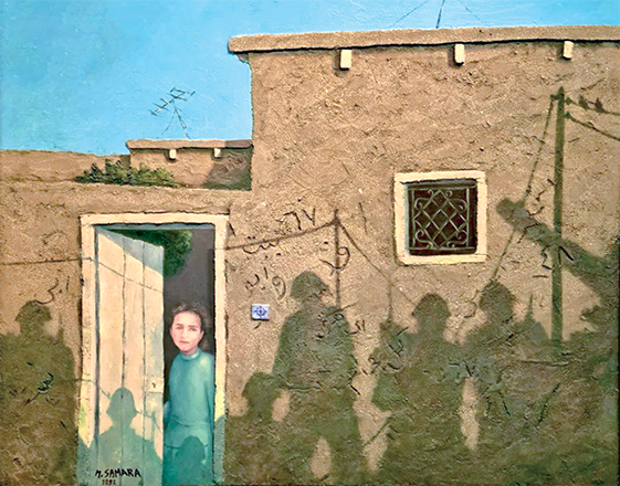 Artists protest Israeli war on Gaza through their artworks displayed at the Foresight32 Art Gallery in Amman (By Mohammad Samara)