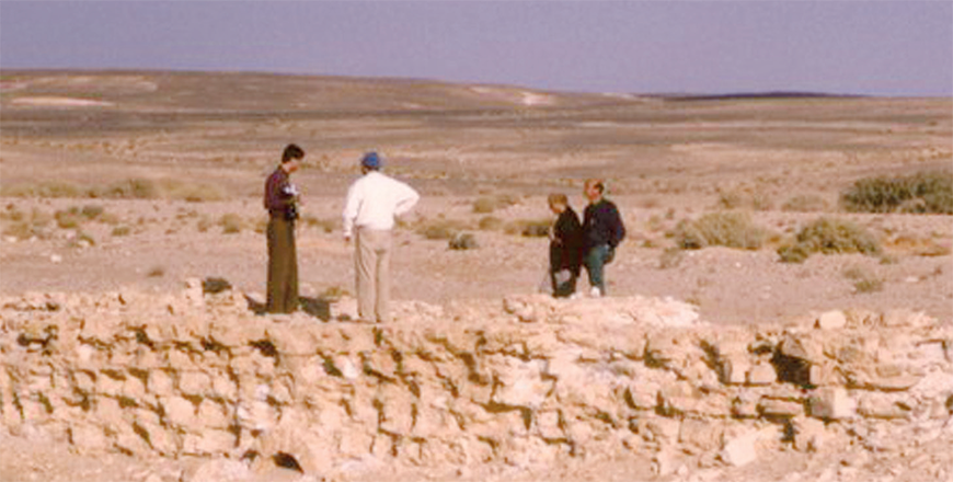 The structure in Bayir, a water station for caravans during ancient trade between Hijaz and Biladi Sham (Photo courtesy of ACOR)