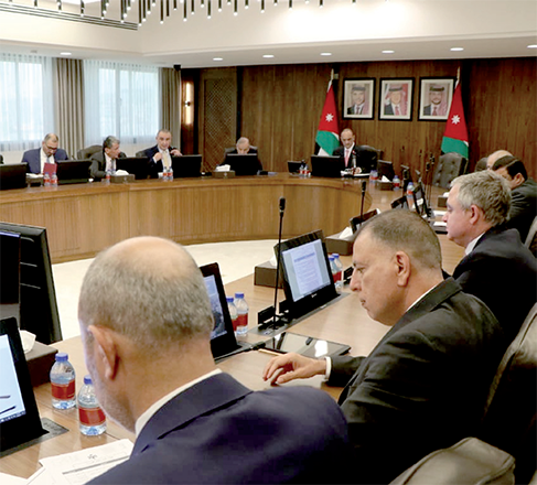 The Cabinet on Wednesday approves the drug testing bylaw for 2024 (Petra photo)