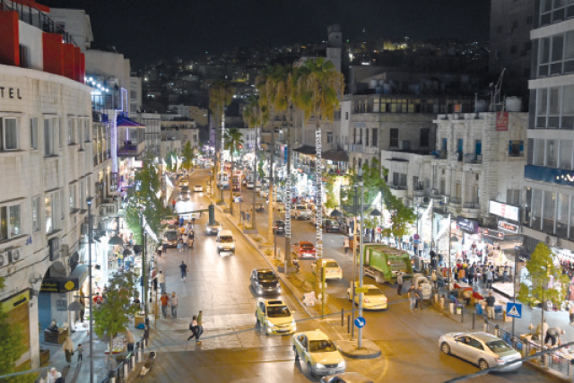 ‘Makook Al Balad’ is a tourist service that the Greater Amman Municipality has activated to boost the businesses in the downtown area and ease traffic congestions (Photo by Amjad Ghsoun)