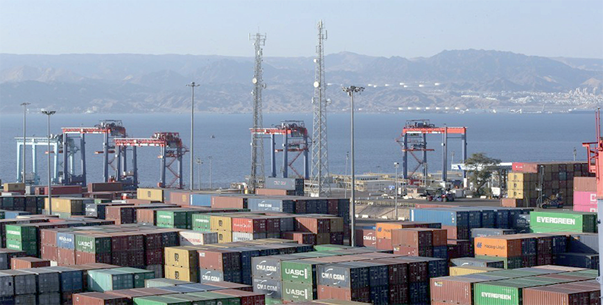 Jordanian Logistics Association says on Monday that the Port of Aqaba witnessed a 'notable' decrease in container traffic during the first quarter of 2024 compared with the same period in 2023 (JT file photo)