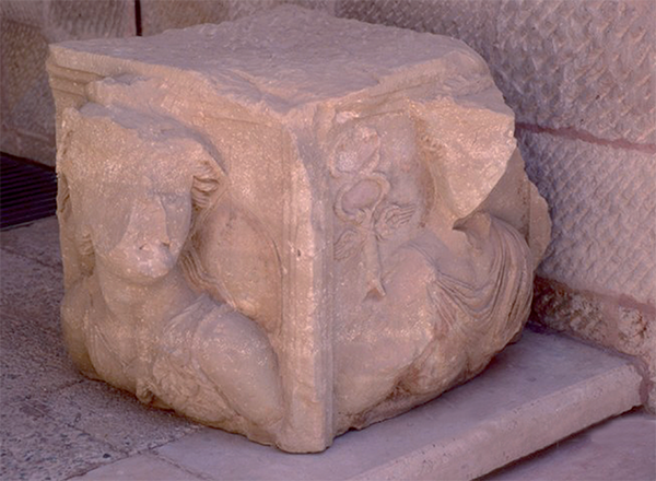   Bust of Hermes and Bust of Athena in Petra (Photo courtesy of ACOR)