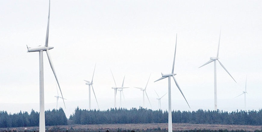 Wind farms are popping up on land and — more crucially — offshore, providing energy to millions of households (AFP file photo)