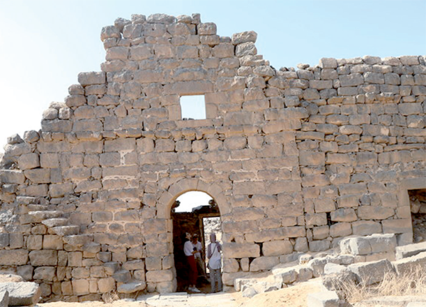 Umm Al Jimal was a Roman-Byzantine fortress near Mafraq and in that vicinity many inscriptions in Latin and Greek can be found (Photo courtesy of ACOR)
