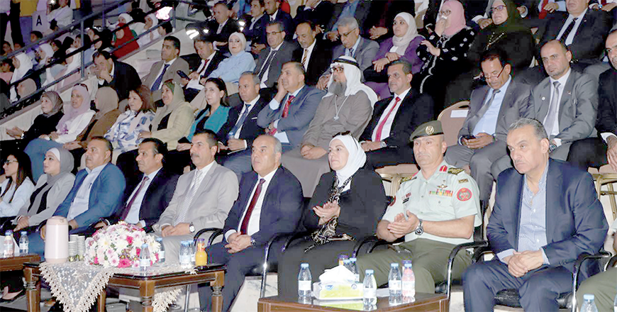 The ceremony honouring the winners of the 18th King Abdullah II Award for Physical Fitness takes place on Wednesday (Petra photos)