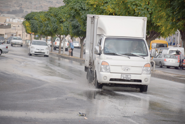 Amman witnessed scattered showers on Saturday (Photo by Amjad Ghsoun)