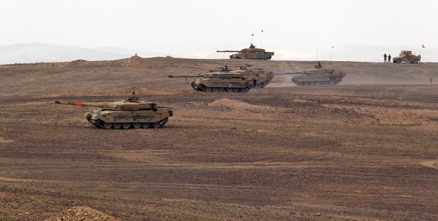 Jordan Armed Forces-Arab Army and US troops at the final joint drills of the ‘Eager Lion 2016’on Tuesday (Photo courtesy of JAF)