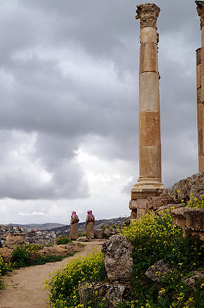 The ancient Greco-Roman city of Jerash is seen in this undated photo. The government is working in coordination with the Central Bank of Jordan and other bodies on measures to mitigate the impact of COVID-19 pandemic on the tourism sector, an official said on Monday (Photo by Rajive Cherian)