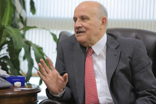 Ayman Majali meets with the Jordan Press Association’s council in Amman on Wednesday (Photo courtesy of Al Rai)