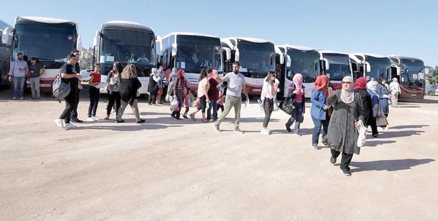 The Ministry of Tourism’s ‘Urdun Jannah’ programme, which encourages domestic tourism, offers free transportation (Photo courtesy of Urdun Jannah Facebook page)