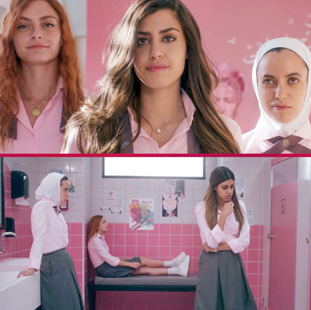 ‘AlRawabi School for Girls’, a teen drama series written, produced and directed by Jordanian women, Tima Shomali and Shirin Kamal, revolves around school students and the problems they face in school, most importantly bullying (Photo courtesy of ‘AlRawabi School for Girls’ Instagram page)