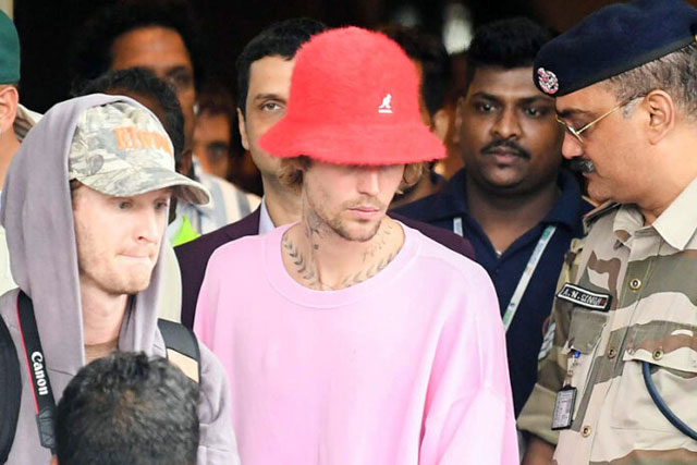 Canadian pop star Justin Bieber heads to India for a performance at the wedding of Anant Ambani and Radhika Merchan (AFP photo)