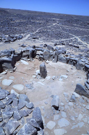 A view of Wadi Qataffi, some 130km east of Amman (Photo courtesy of Eastern Badia Archaeological  Project)