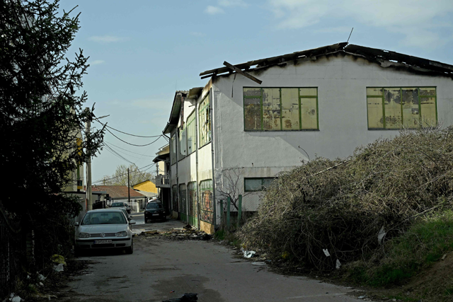 This photograph shows a view of a burnt down nightclub inside which a fire broke out and killed 51 people in Kocani, a town some 100 kilometres east of the capital Skopje, on Sunday (AFP photo)
