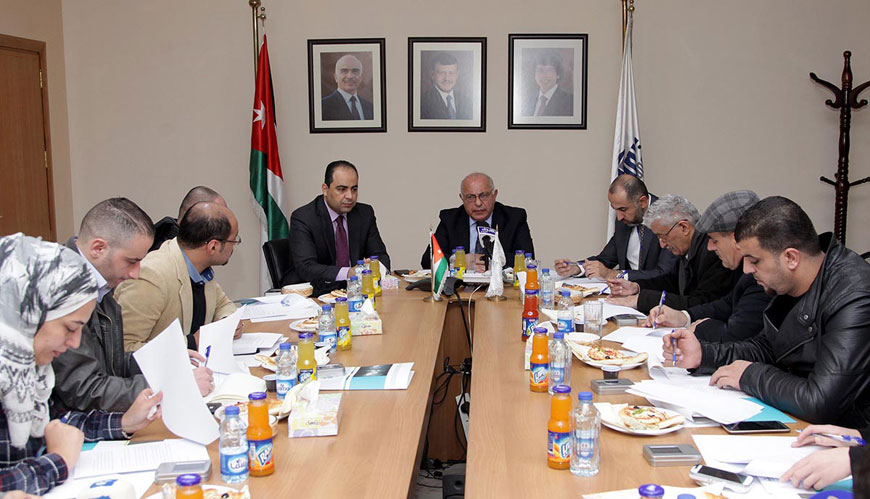 ASE CEO Nader Azar addresses journalists at a press conference on Wednesday (Petra photo)